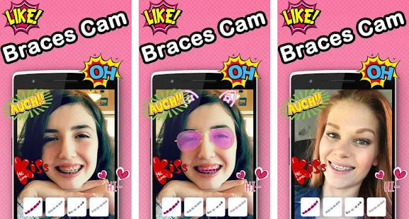 Behel Camera Selfie Cantik
