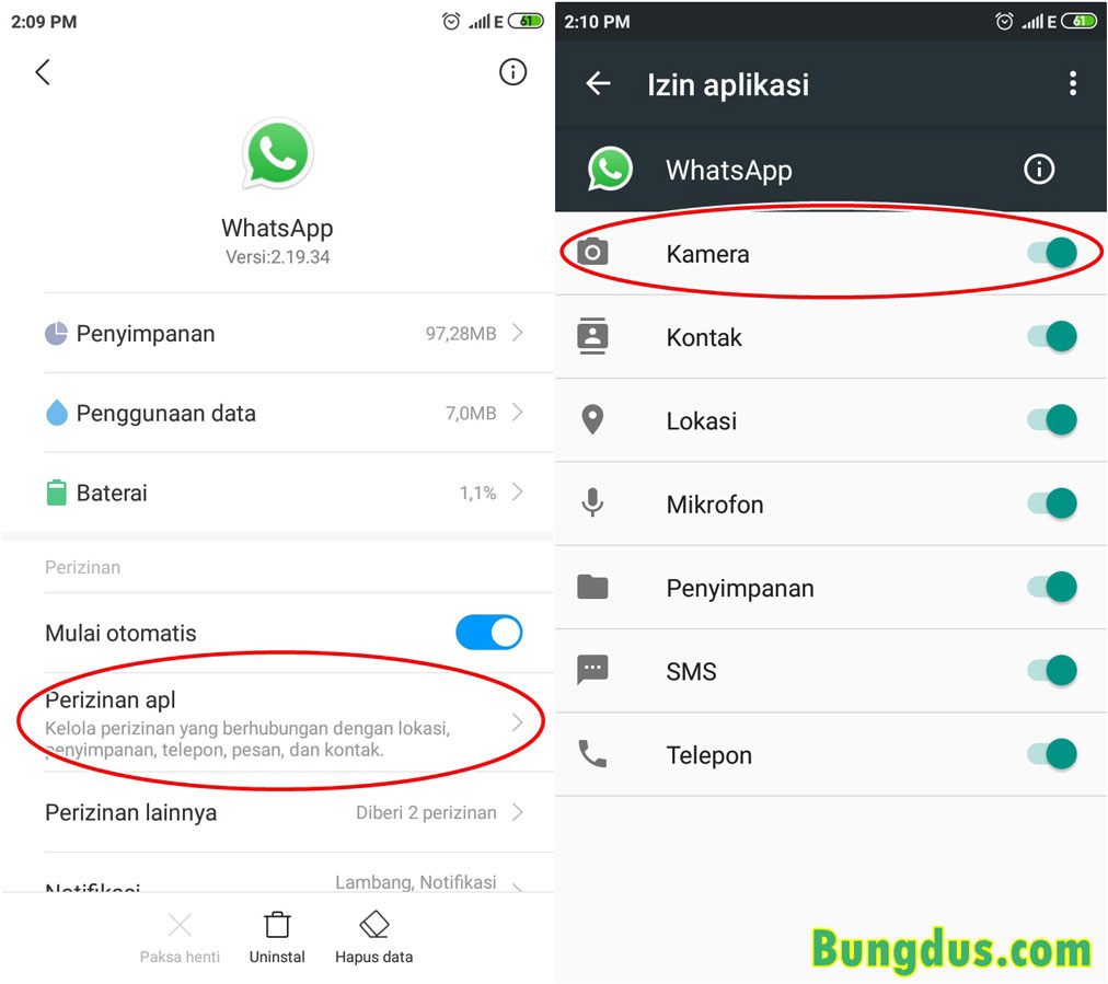 Cara Mengizinkan WhatsApp Mengakses Kontak