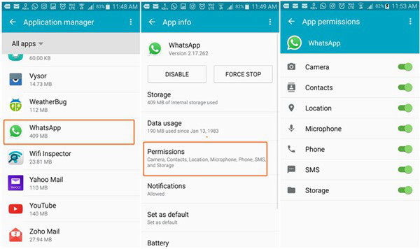Cara Mengatasi Panggilan WhatsApp Bermasalah Melalui Pengaturan Ijin