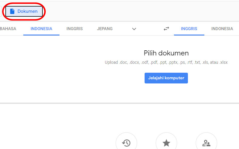Cara Translate File Dokumen di Google Terjemahan