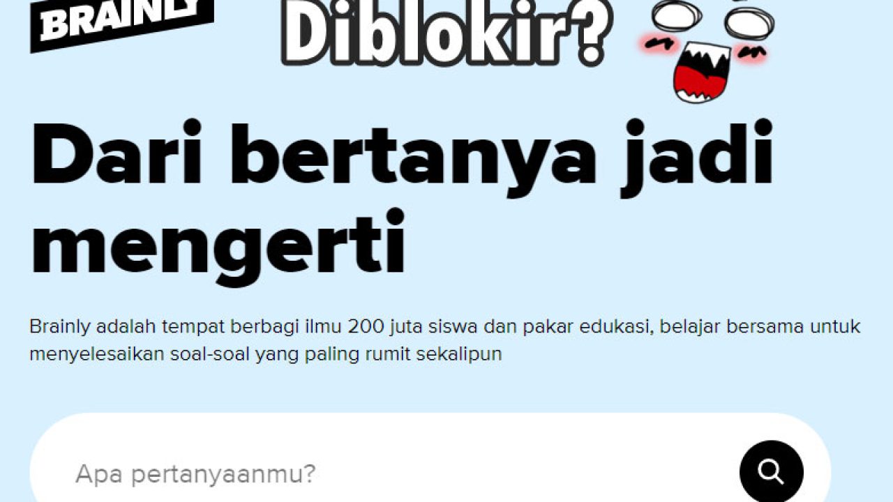 Apakah Brainly Diblokir, Mengapa? Ini Penjelasannya