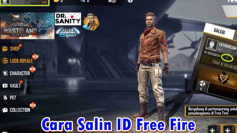 Cara Salin ID Free Fire