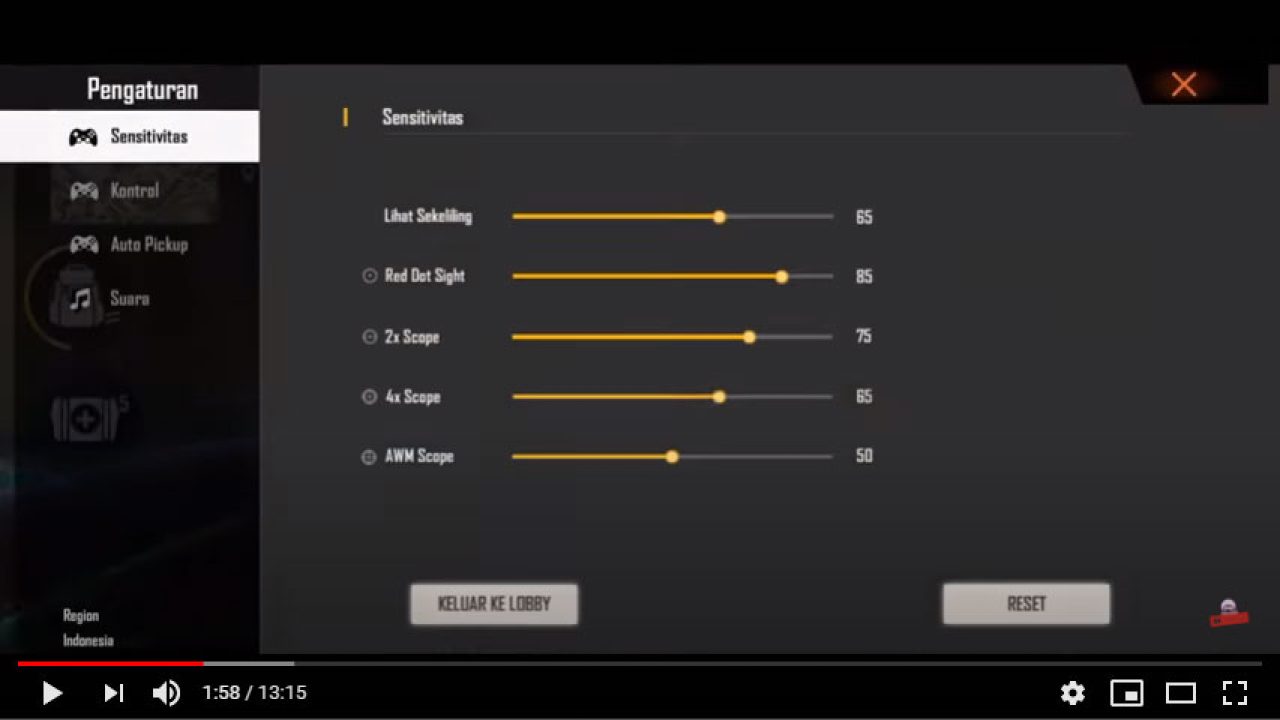 √ Cara Setting Sensitivitas FF Auto Headshot Terbaik 2026