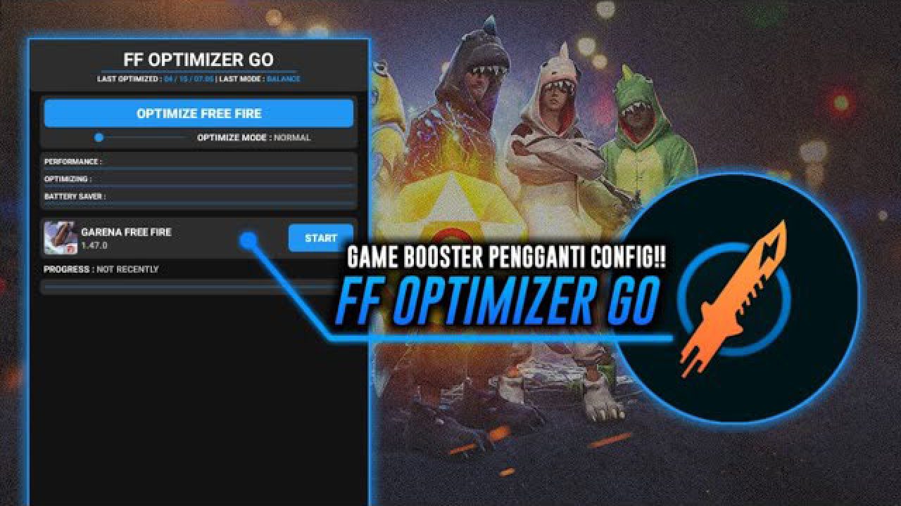 FF Booster Go Pro Apk, Main Free Fire Anti Lag No Tipu Tipu