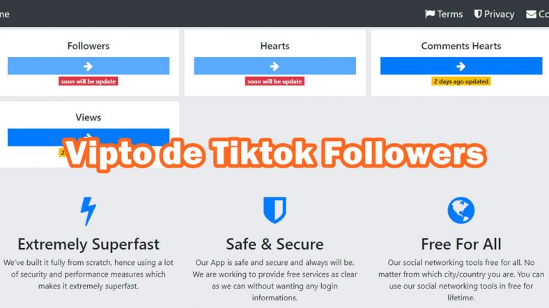 Cara Menggunakan Vipto de TikTok Followers