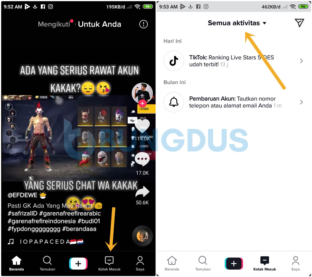 Cara Melihat History Di Aplikasi TikTok Dan Semua Aktivitas