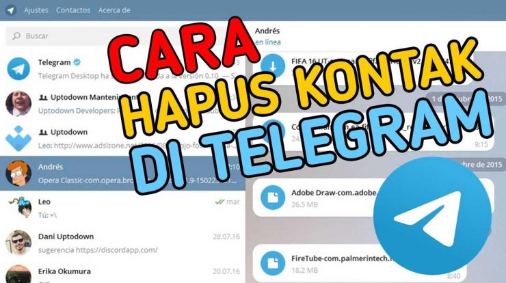 Cara Menghapus Kontak di Telegram