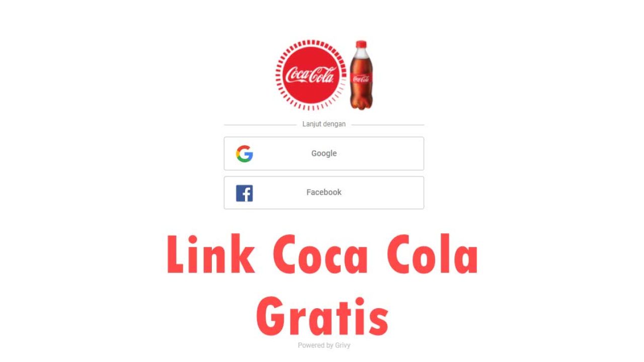 Link Coca Cola Gratis Alfamart dan Indomaret Grivy App Terbaru