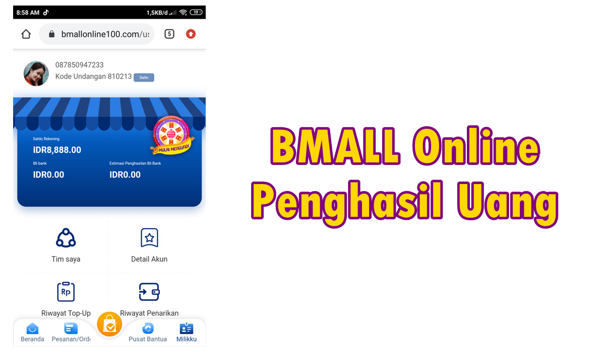 BMALL Online Apk Penghasil Uang