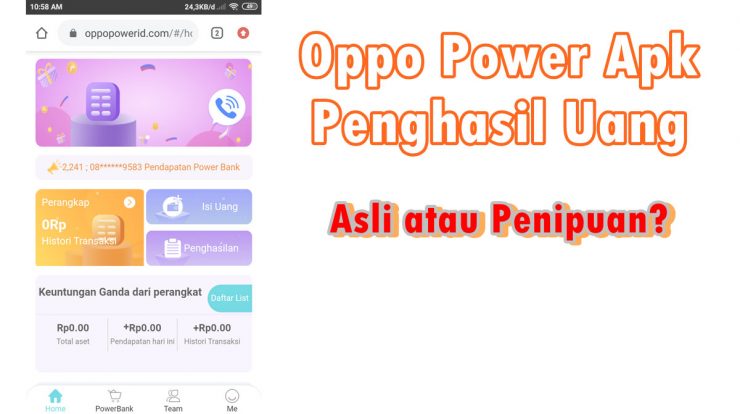 Oppo Power Apk Penghasil Uang