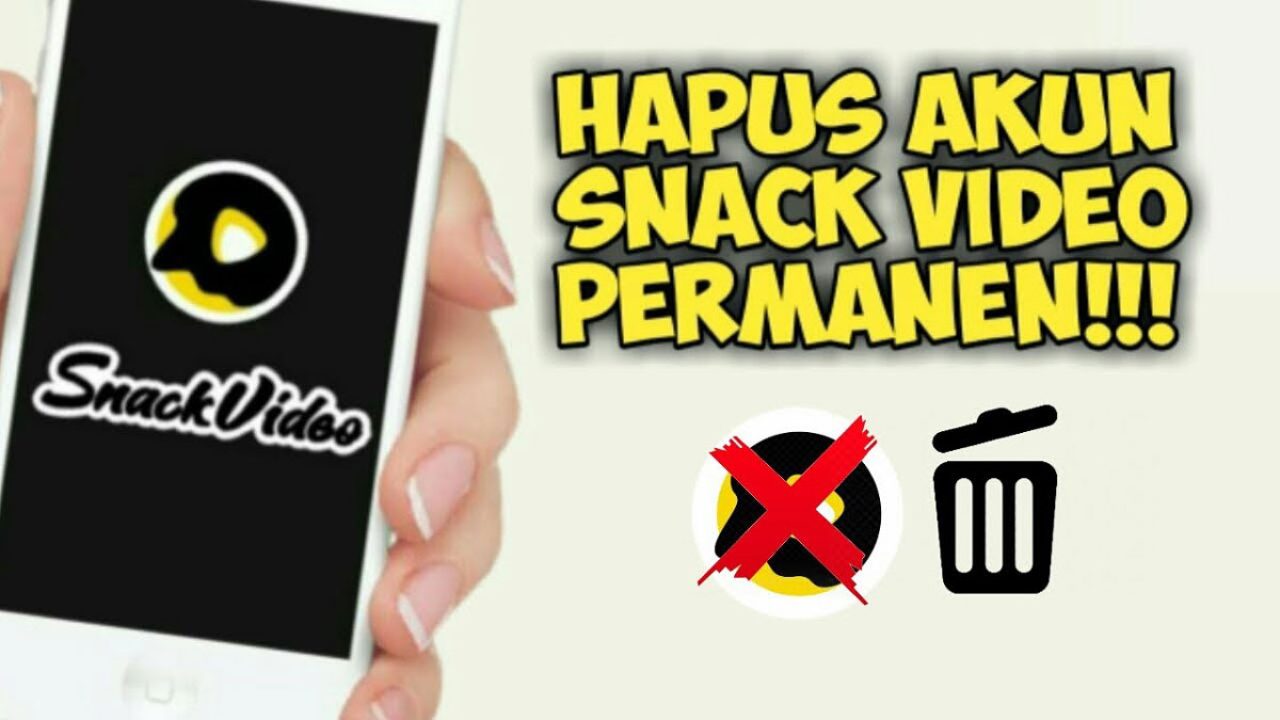 Cara Menghapus Akun Snack Video Secara Permanen