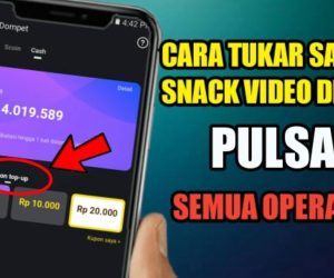 Cara Menggunakan Kupon Pulsa Snack Video