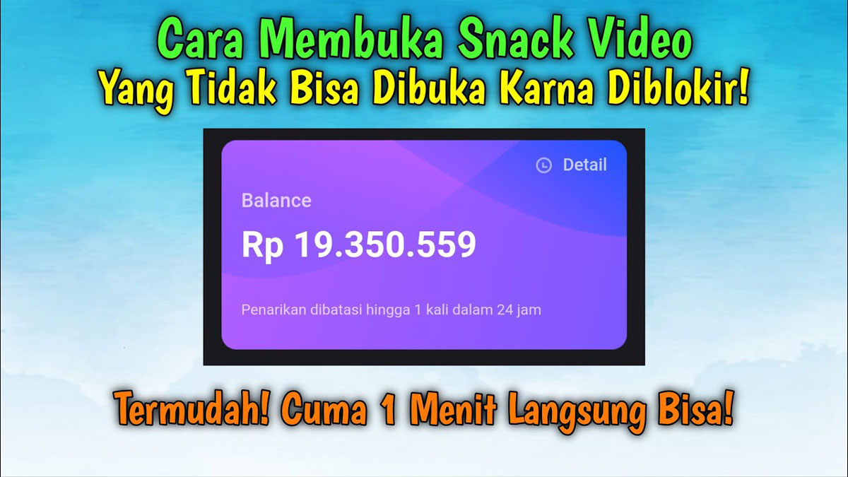 Cara Membuka Snack Video yang Diblokir