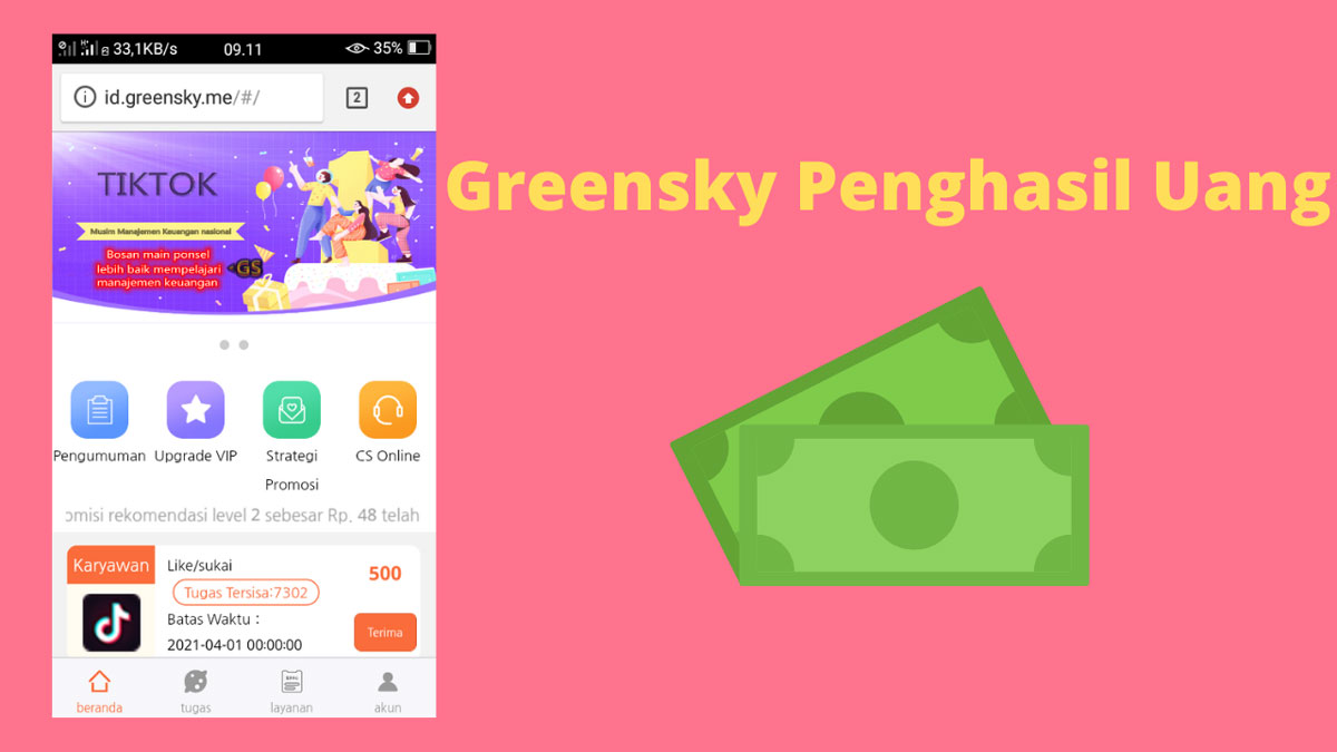 Greensky Penghasil Uang