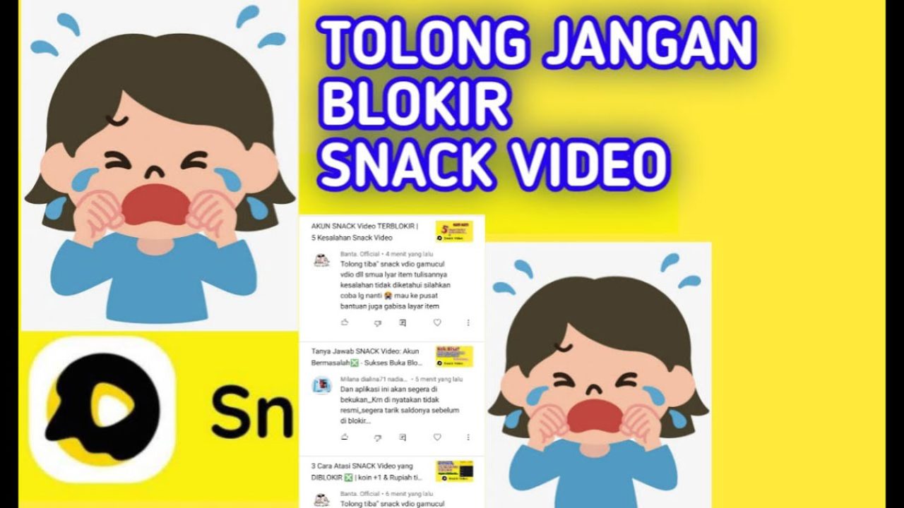 Kenapa Snack Video Error Tidak Bisa Dibuka? Ternyata Diblokir