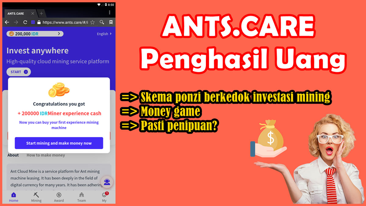 Ants Care Penghasil Uang