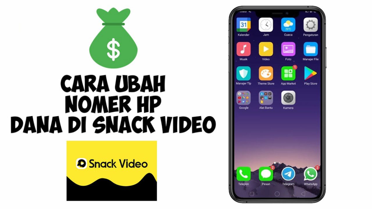 Cara Mengganti Akun DANA di Snack Video dengan Mudah