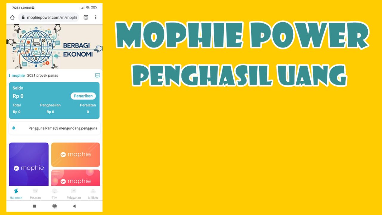 Aplikasi Mophie Power Penghasil Uang Aman atau Penipuan?