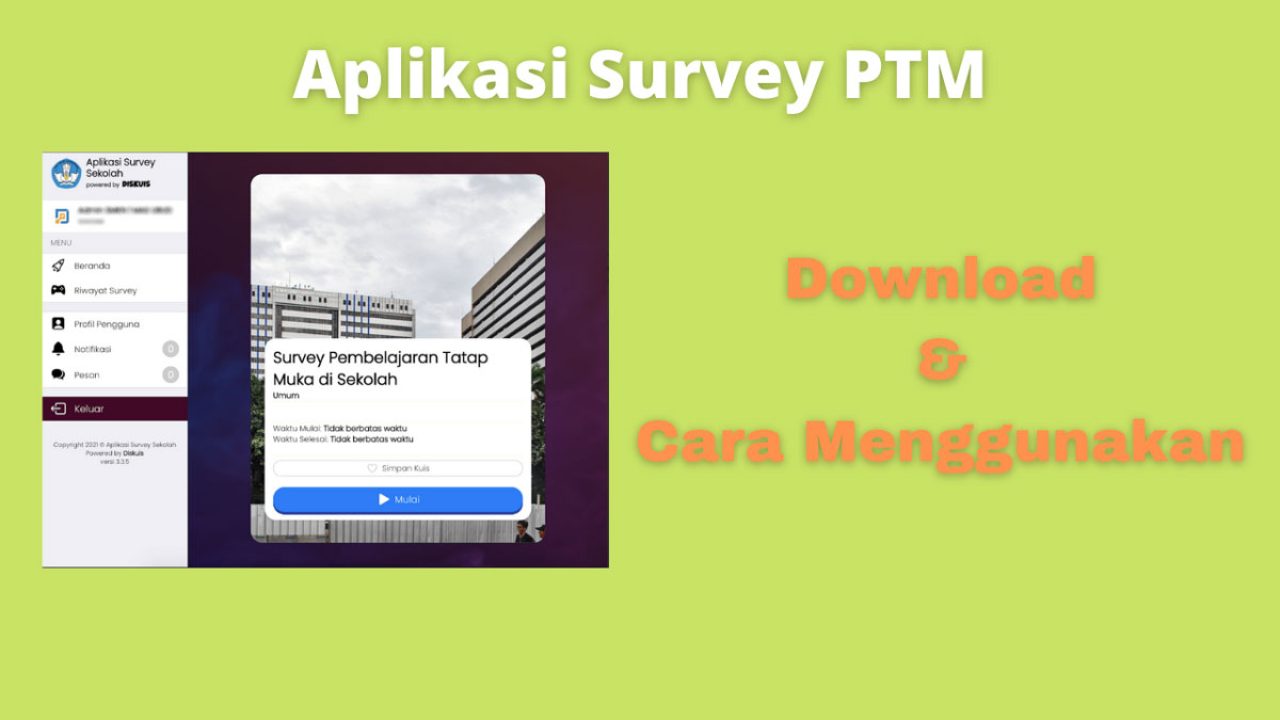 Aplikasi Survey PTM Kemdikbud: Download + Cara Menggunakan