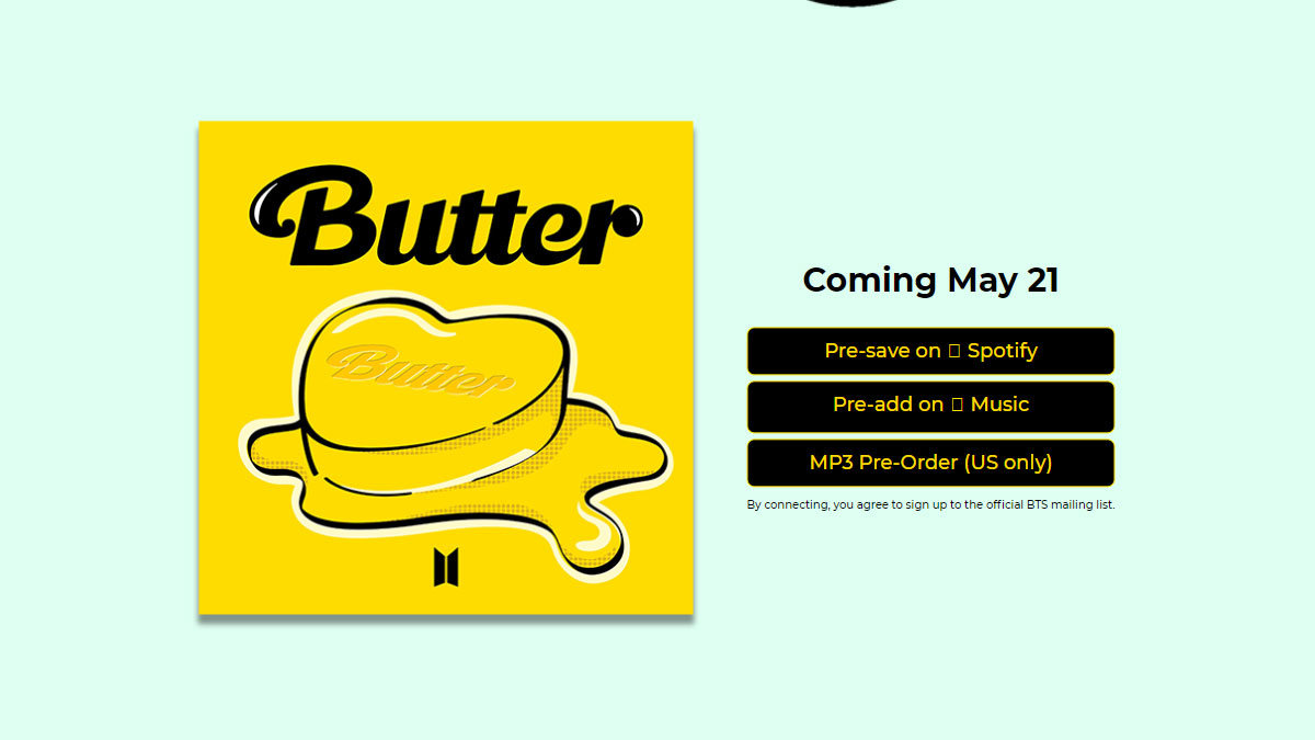 Butter bts nama