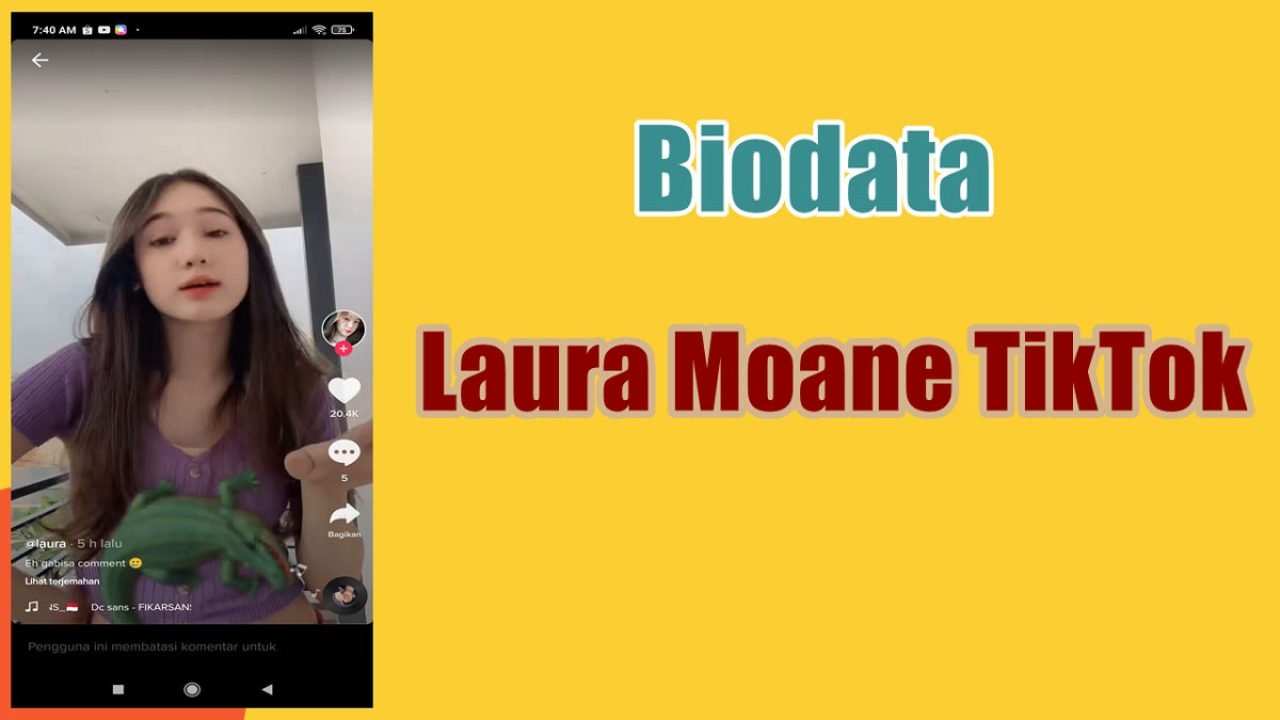 Biodata Laura Moane Tiktok Lengkap Agama Dan Umur