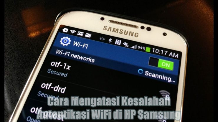 Cara Mengatasi Kesalahan Autentikasi WiFi di HP Samsung