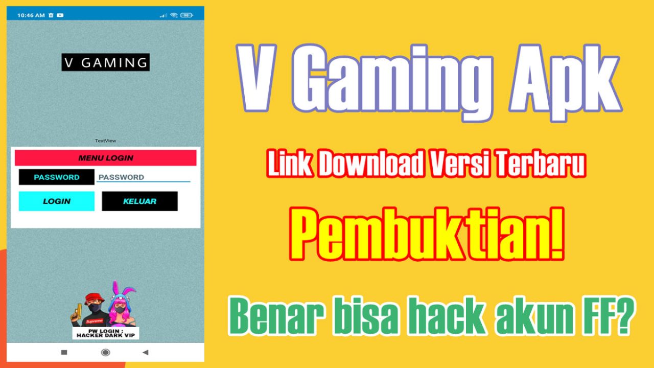 Download V Gaming Apk Mod: Bisa Hack Akun FF? Ini Faktanya