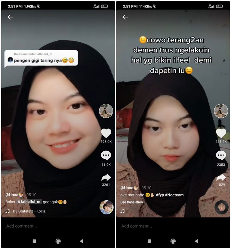 Siapa Una Tiktok Biodata Lengkap Kumpulan Foto Cantiknya