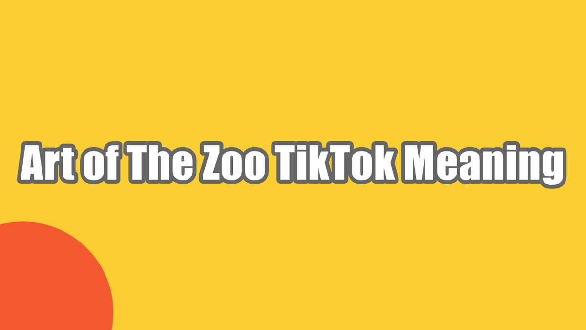 Art of The Zoo TikTok Meaning
