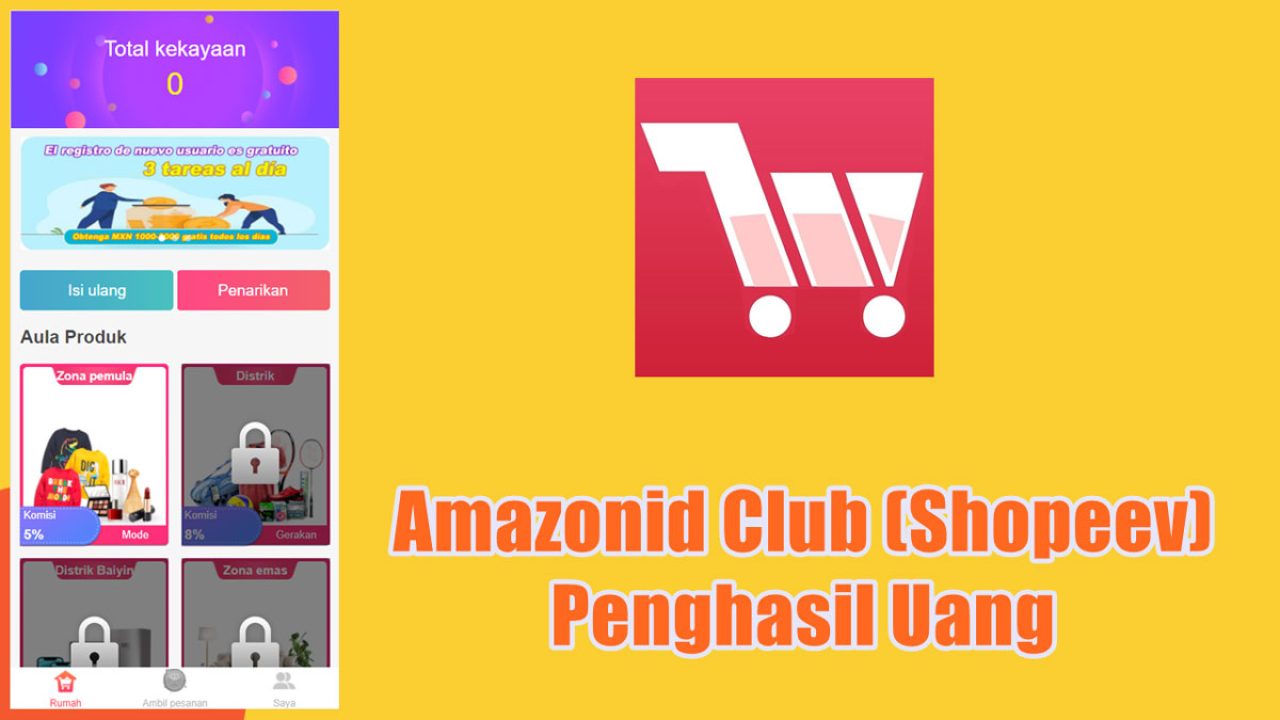 Amazonid Club (Shopeev) Penghasil Uang Aman atau Penipuan?