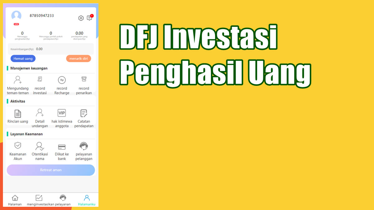 DFJ Investasi Penghasil Uang