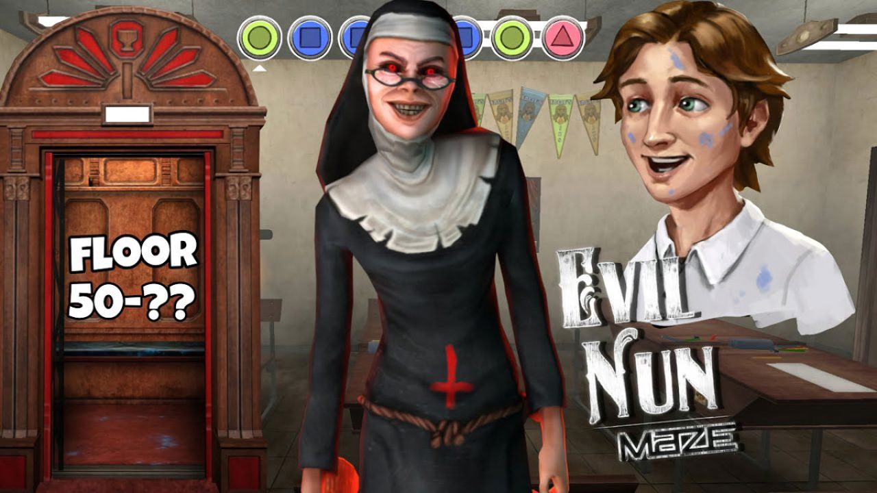 Download Evil Nun Maze Mod Apk, Kabur dari Biarawati Jahat