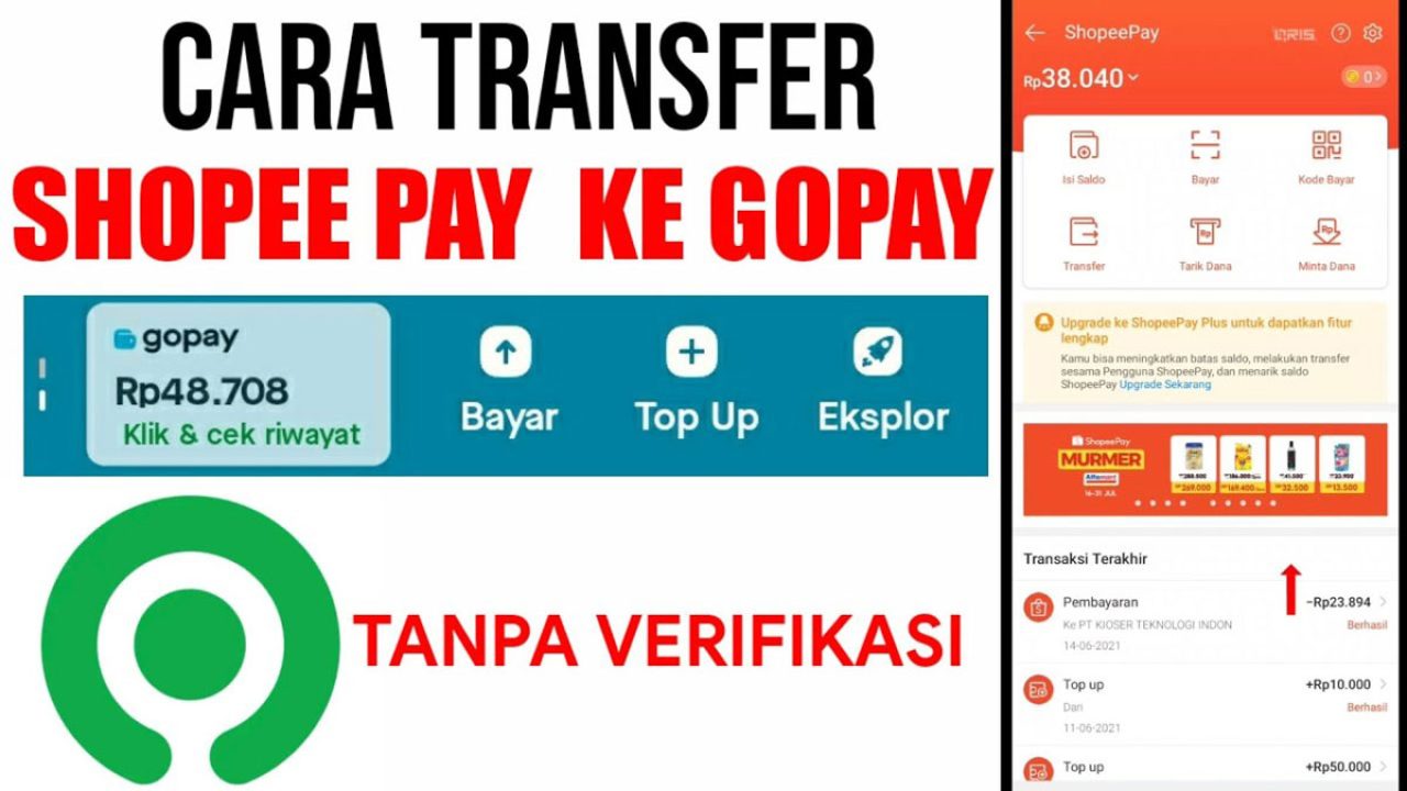 Cara Transfer Saldo ShopeePay ke GoPay Paling Simpel!