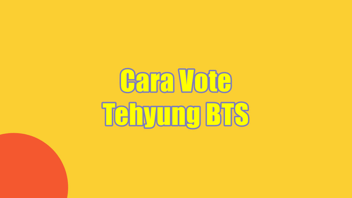 Vote Taehyung 2021 BTS