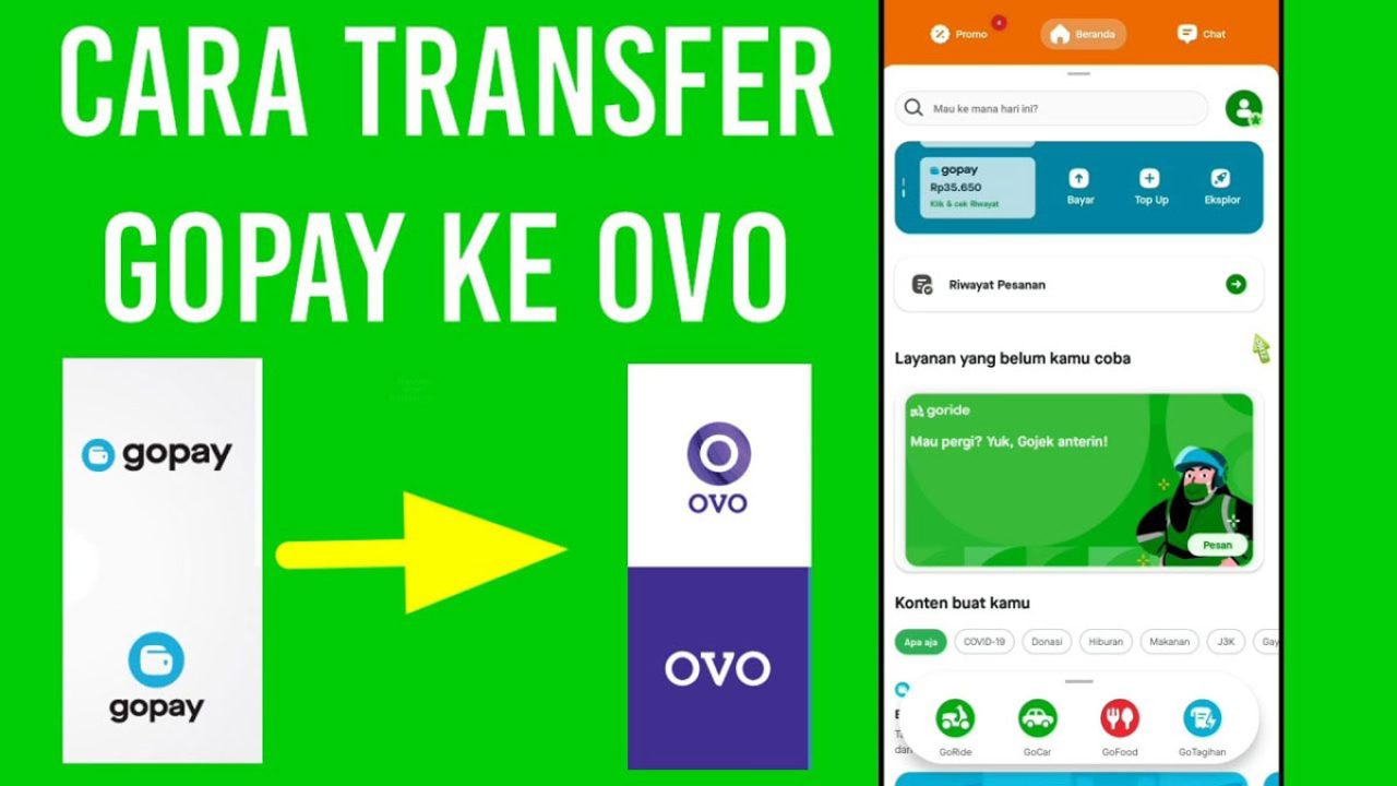 Cara Transfer GoPay ke OVO, Mudahnya Memindah Saldo E-Wallet