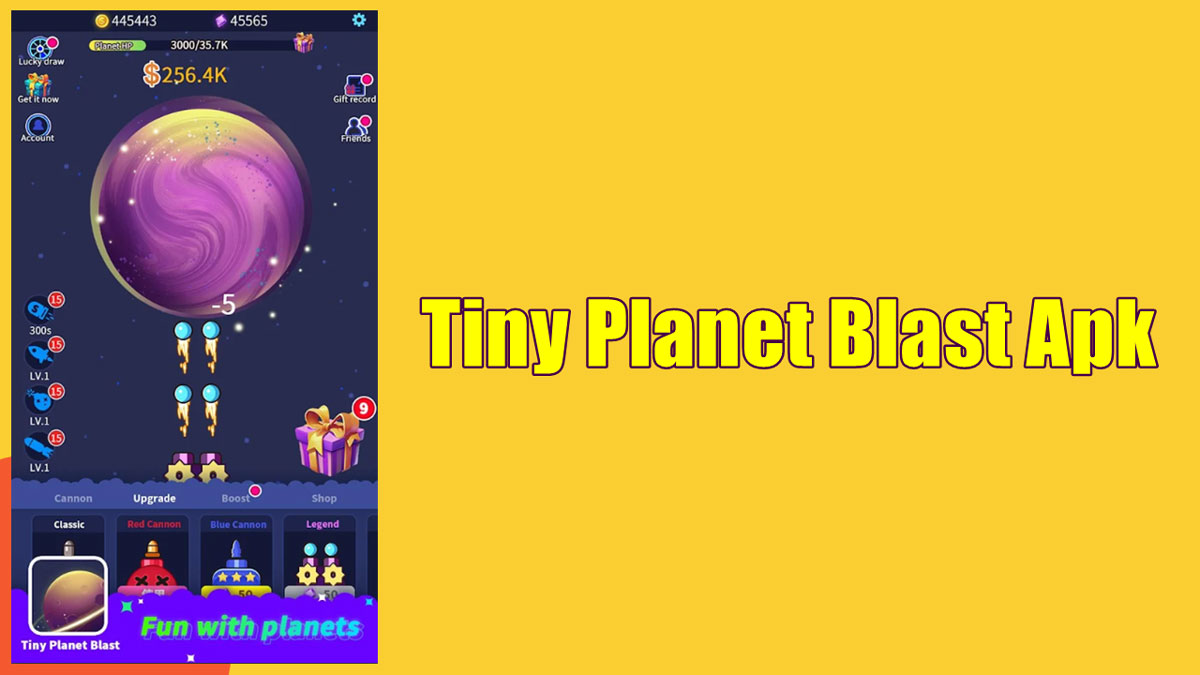 Tiny Planet Blast Apk Game Penghasil Uang