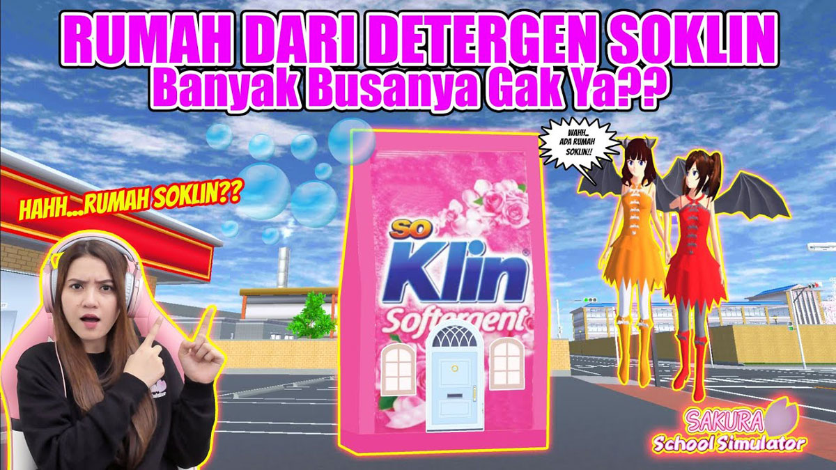ID Props Rumah Detergen So Klin di Sakura School Simulator