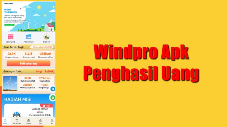 Windpro Apk Penghasil Uang