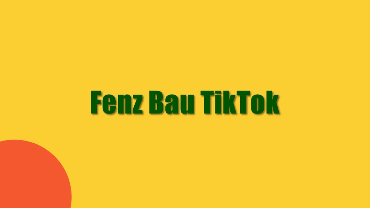Profil Fenz Bau TikTok, Ini Link Videonya yang Viral