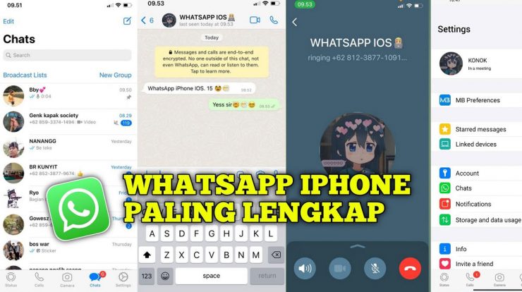 WhatsApp iOS V9 Apk iPhone Style