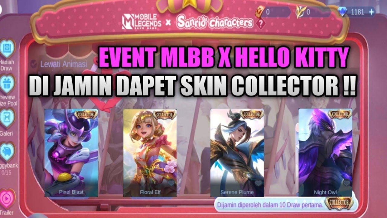 Event Hello Kitty x Mobile Legend, Bisa Dapat Skin Gratis
