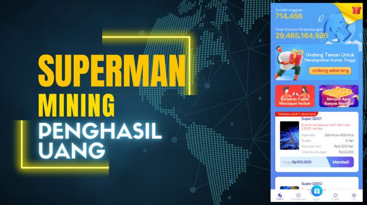 Superman Mining Penghasil Uang