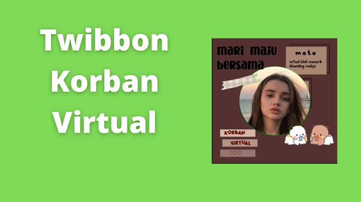 Twibbon Korban Virtual