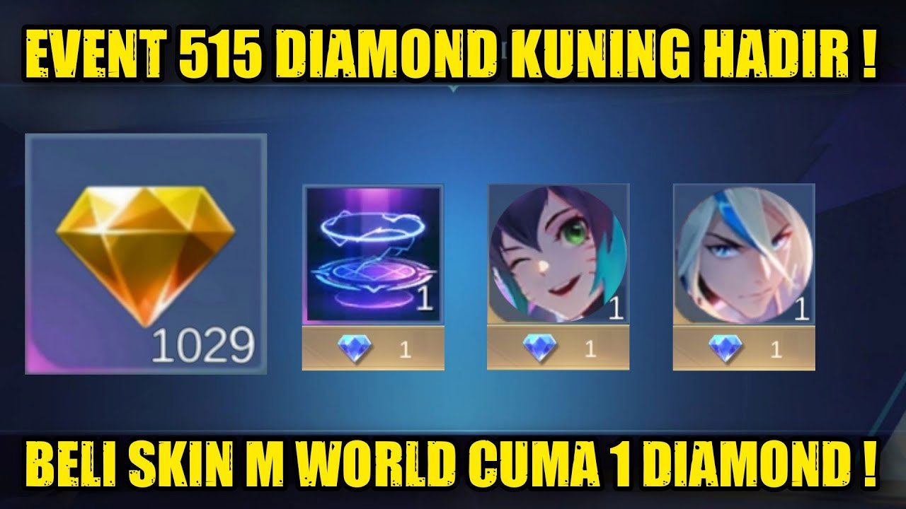 Kode Bug Tambah Diamond Kuning ML Hari Ini Event 2022