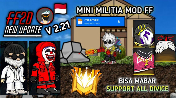 Mini Militia 2D FF Mod Apk