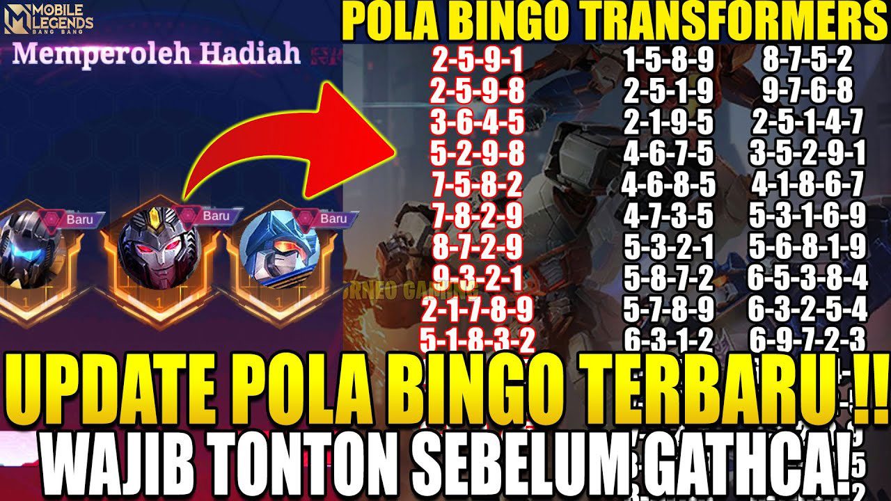 Event Bingo Transformer MLBB 2022 Part 2, Bocoran Pola!