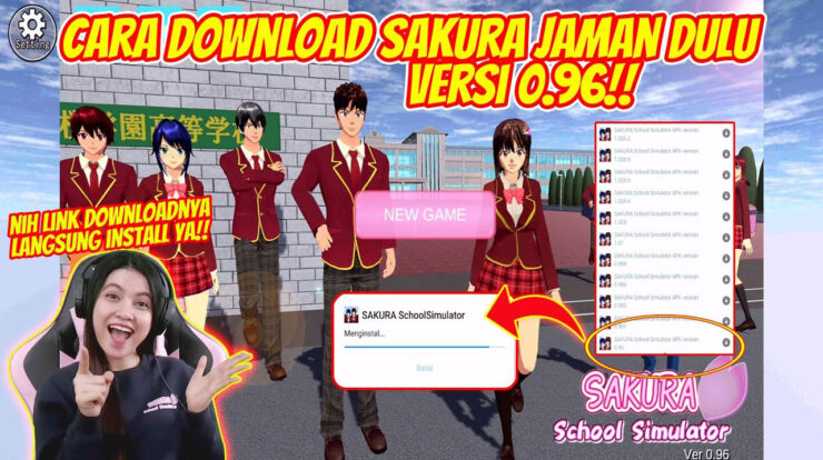 Sakura School Simulator Apk Versi Lama 0.96, Download Disini