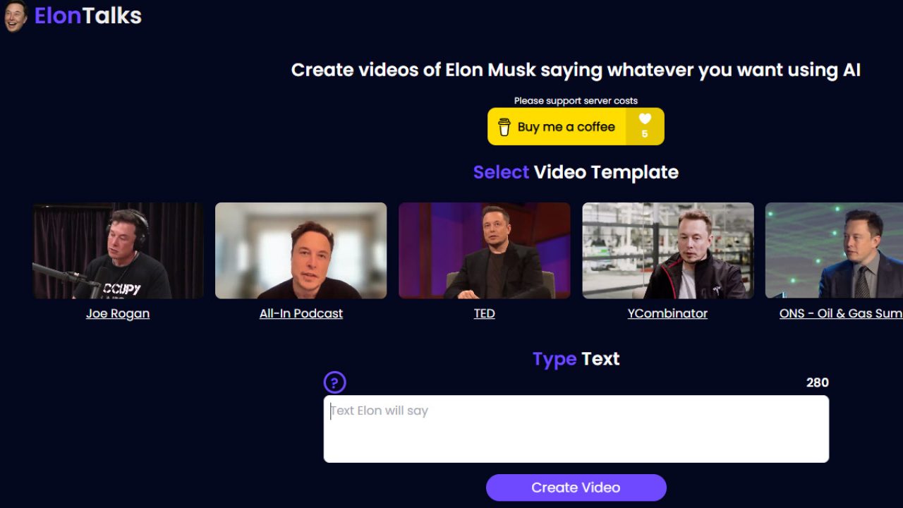 Elontalks Com: Cara Buat Video dengan Suara Elon Musk