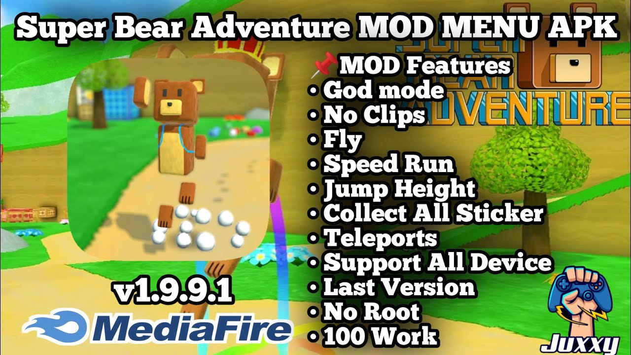 Download Super Bear Adventure Mod Apk Unlimited Money 2023