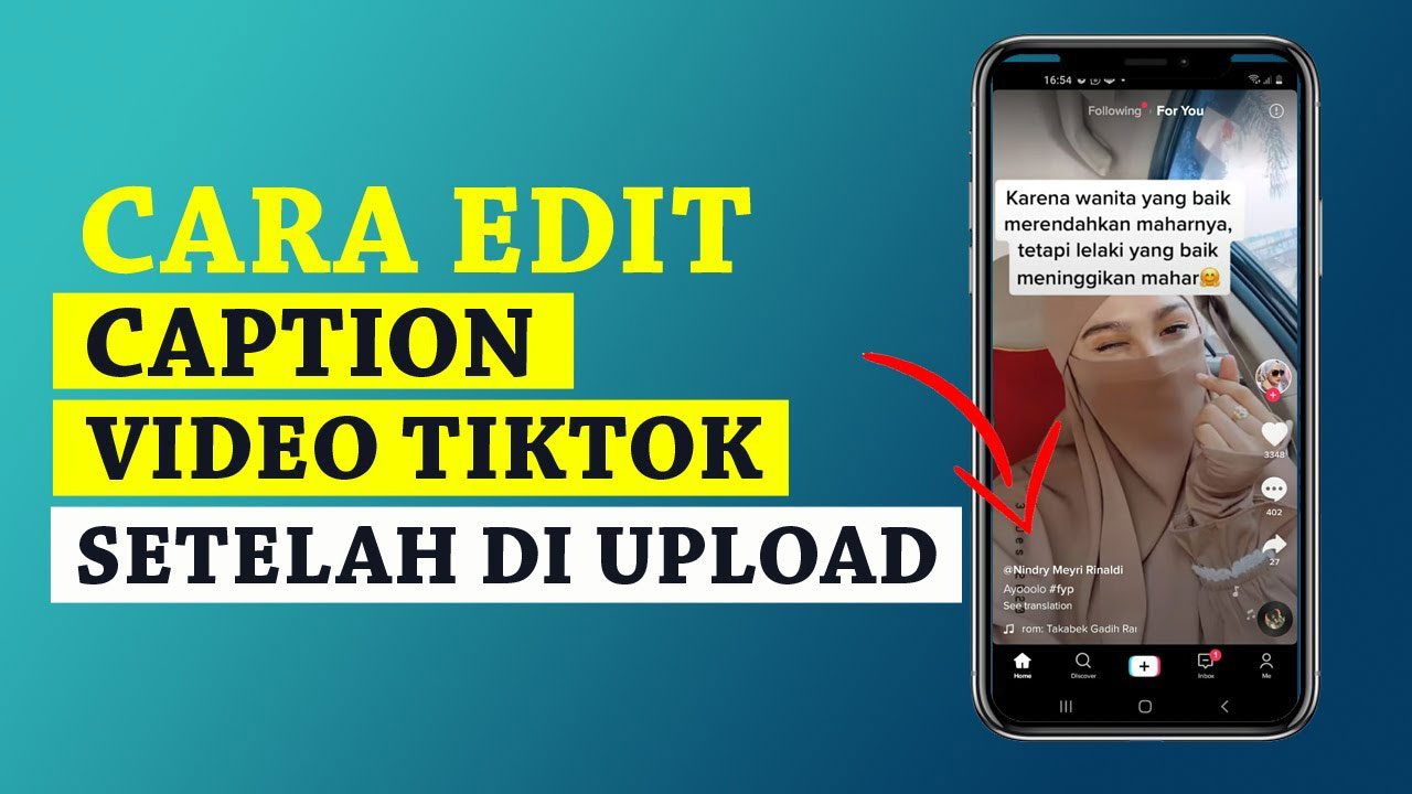 Cara Edit Caption TikTok Yang Sudah Diupload, Gampang Banget!